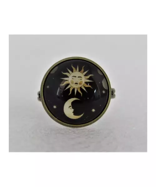 "Sun & Moon" Ring