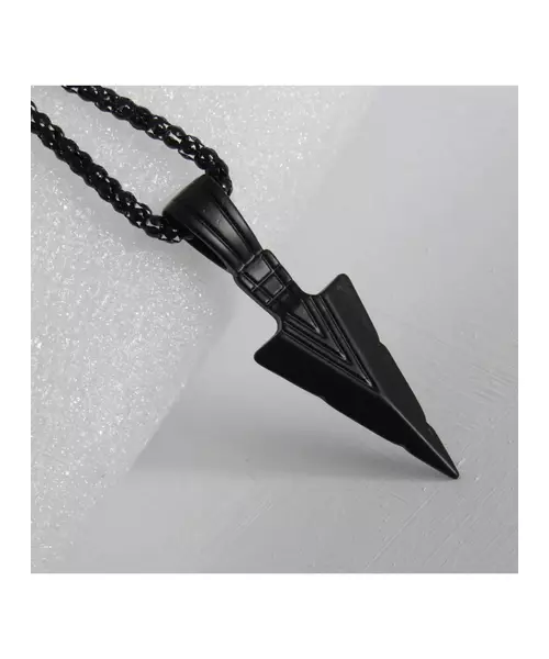 "Arrow - Black color" Necklace for Men