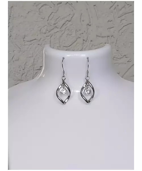 Silver Earrings "Tears" (S925)
