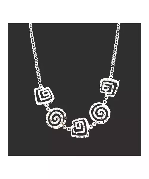 Silver Necklace "Spiral" (S925)
