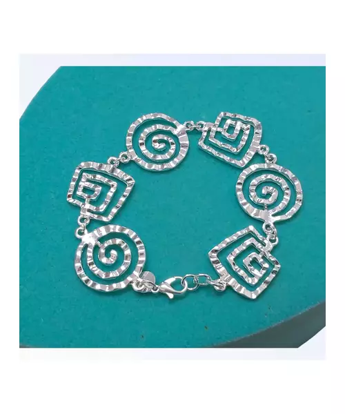 Silver Bracelet "Spiral" (S925)