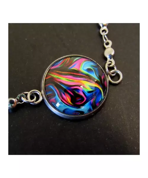 "Multiple Colors-1" Chain Bracelet