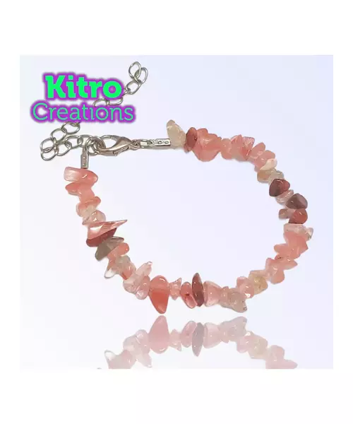 Rose Quartz Crystal Bracelet