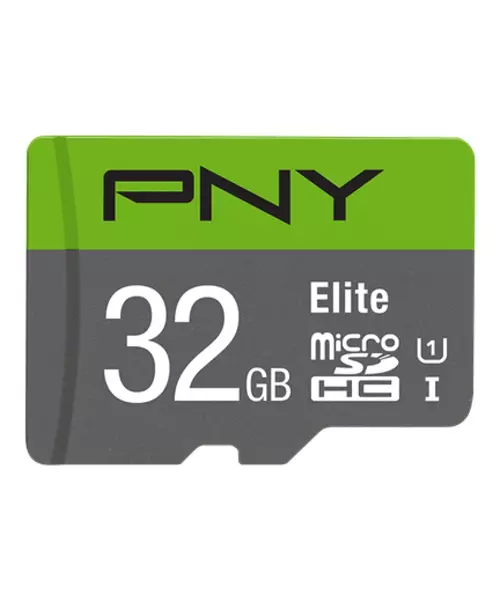 PNY Elite 32GB Micro SD Card w/Adapter CLASS10 U1