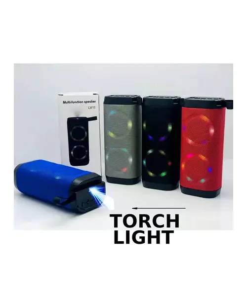 Bluetooth Speaker Portable With LED Light Blue BB20City