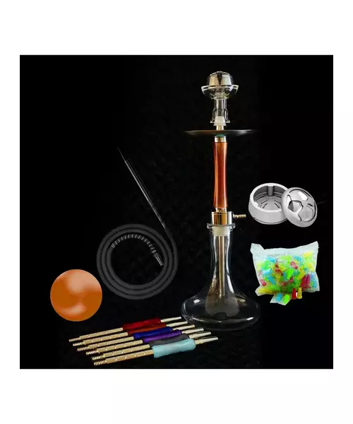 Hookah Marble Brown with Accessories