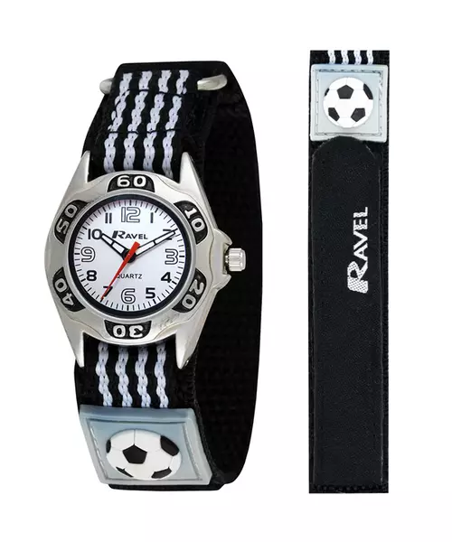 Ravel-Kid's Velcro Football Watch