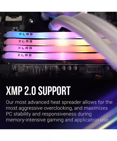 PNY XLR8 EPIC-X RGB DIMM DDR4 3200MHz 16GB (2X8GB) Desktop RAM