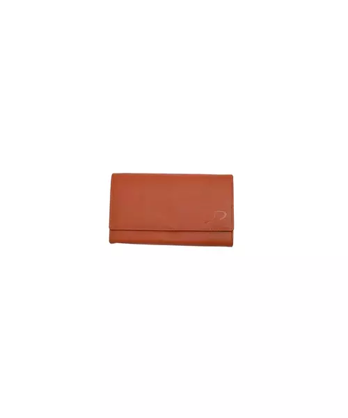 5 Card Slots / Outside Zip Pocket / Genuine Leather