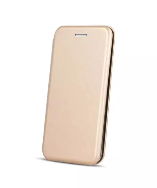 Oval Stand Book Δερματίνης Χρυσό Samsung S21 FE - Mobile Case