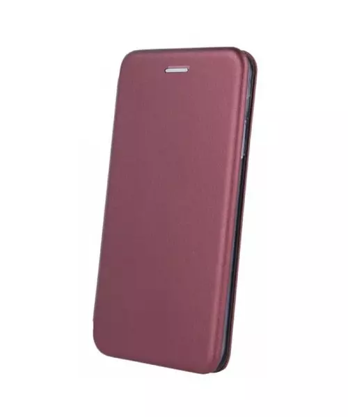 Oval Stand Book Δερματίνης Μπορντό Samsung S21 FE - Mobile Case