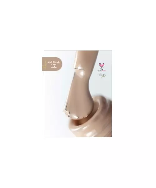 Gel polish №131 15ml.ΔΕΡΜΑΤΙ. Ημιμόνιμο βερνίκι.