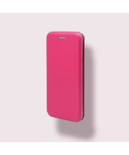 Oval Stand Book Δερματίνης Φούξια Samsung S21 Plus - Mobile Case