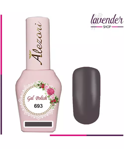 Gel polish №693 15ml.ΓΚΡΙ ΣΚΟΥΡΟ SHIMMER. Ημιμόνιμο βερνίκι.