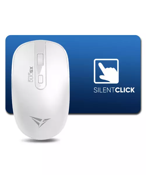 Alcatroz Airmouse Duo 5X Wireless/BT Mouse White