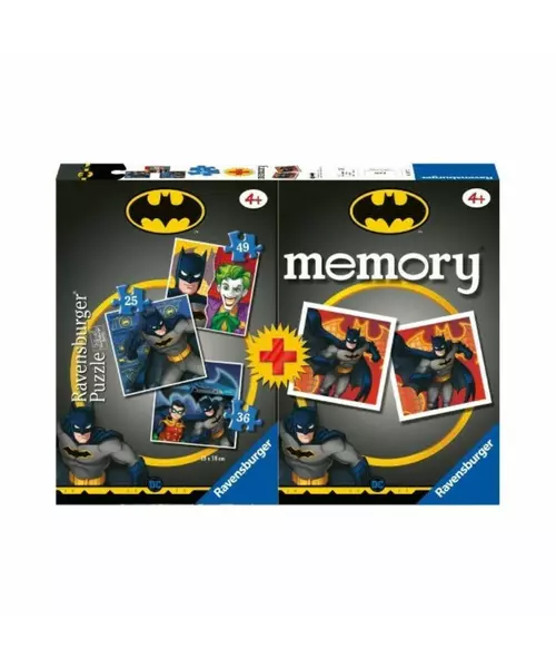 Ravensburger 20677 Επιτραπέζιο Μνήμης memory® Batman + 3 Πάζλ