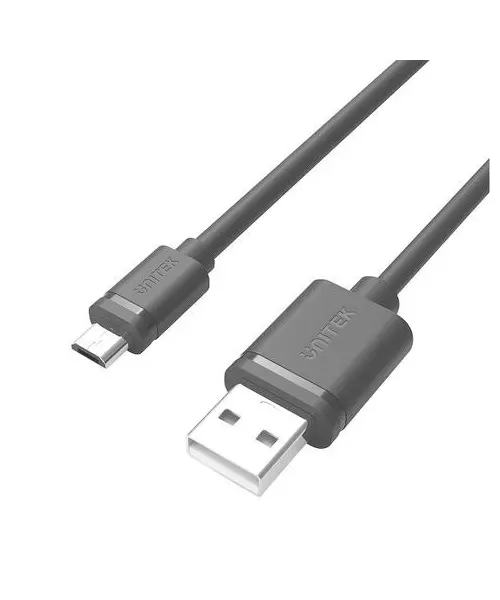 Unitek Καλώδιο Φόρτισης Y-C451GBK Micro USB Cable 1.0m