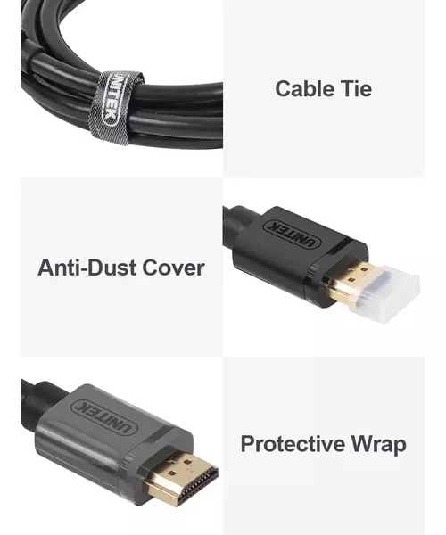Unitek Y-C136M Premium 100% Copper HDMI Cable 1.0m
