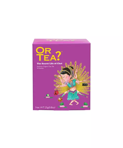 The Secret Life of Chai | Organic Black tea with herbs and spices | 25g 10 sachets
