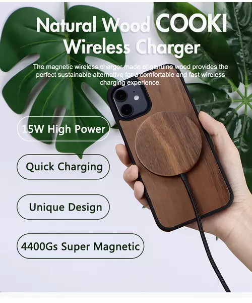 COOKI Wooden Wireless Charger