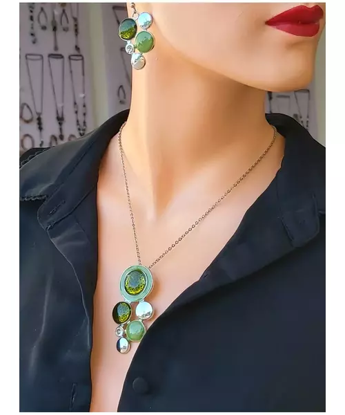 Necklace "Fantastic Green"