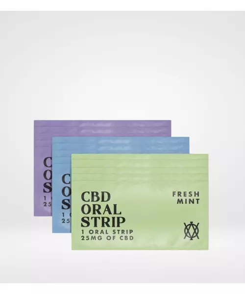 Elevar Leafs Flavour CBD Oral Strips - Berry Mint