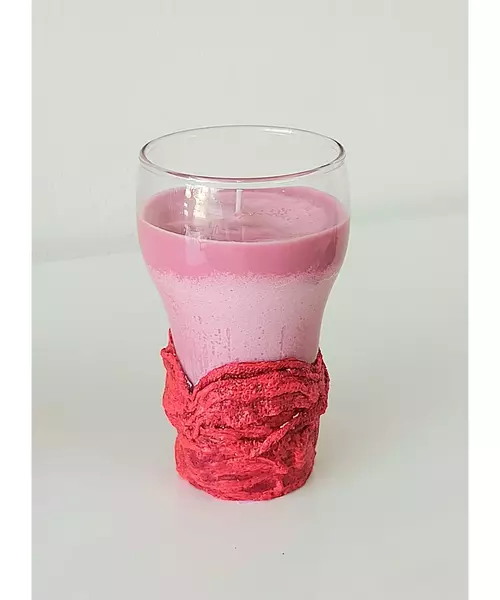 Handmade Scented Candle "Rose"