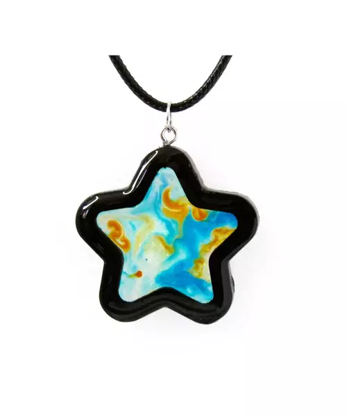 Artistic handmade necklace "Sweet Star"