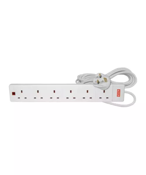 Mercury 6 Gang with Surge protection 2m 429.776UK