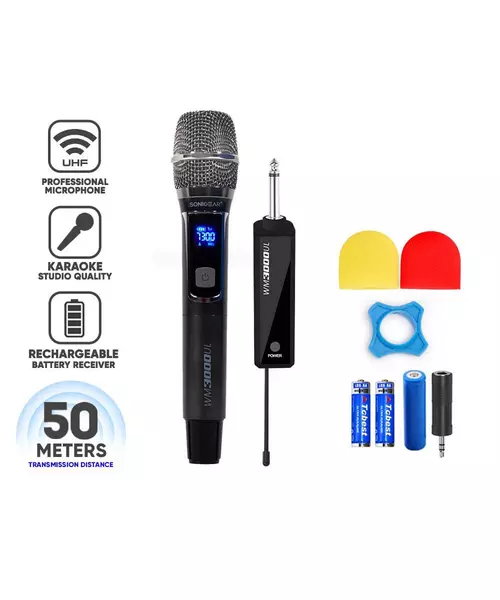 SonicGear WM 3000 UL Wireless Microphone with receiver