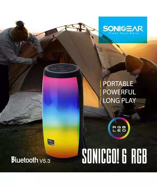 SonicGear SONICGO!6 RGB Portable Bluetooth Speaker