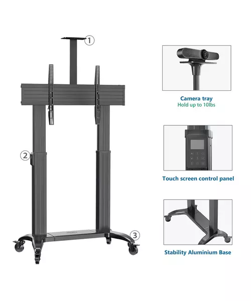 NBMounts Trolley TW100 Motorized 1.7m up to 136kg 110''