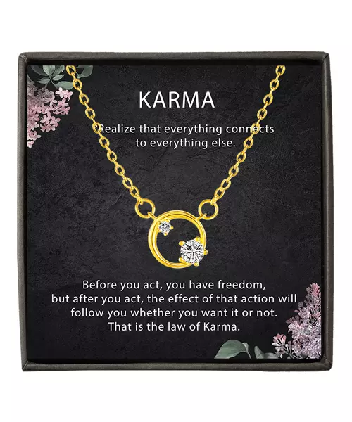 Karma Gold Necklace