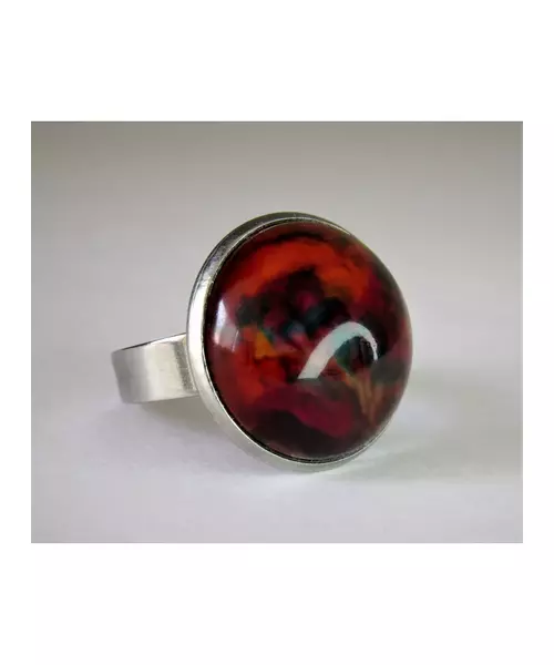 "Emotions" Resin Art Ring