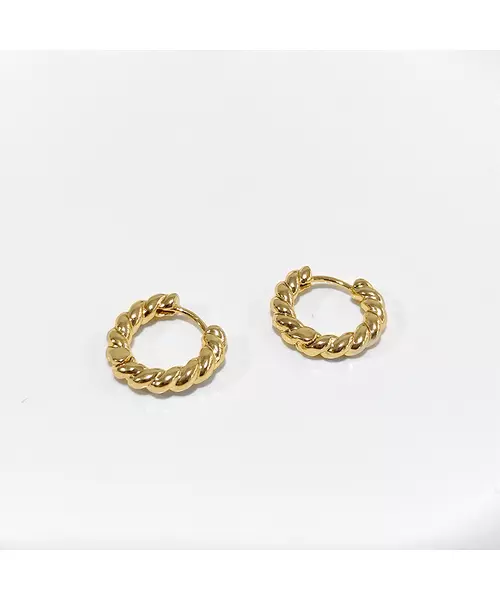 Monestiés Large Hoops 18K Gold Plated