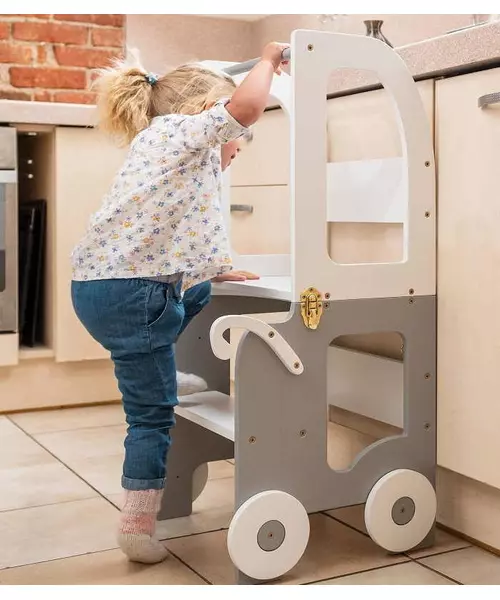 KITCHEN STEP STOOL 2 in 1