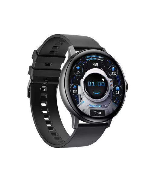 ZX Pro+ SmartWatch (Bluetooth Call) • Black Silicon