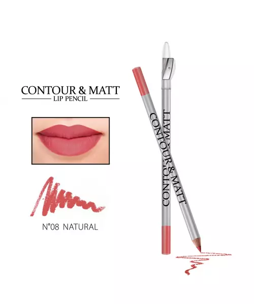 Contour and Matt Lip Pencil with Sharpener Revers Cosmetics