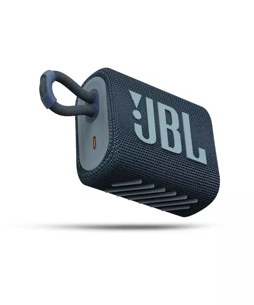JBL GO3, Portable Bluetooth Speaker, Waterproof IP67, (Blue)