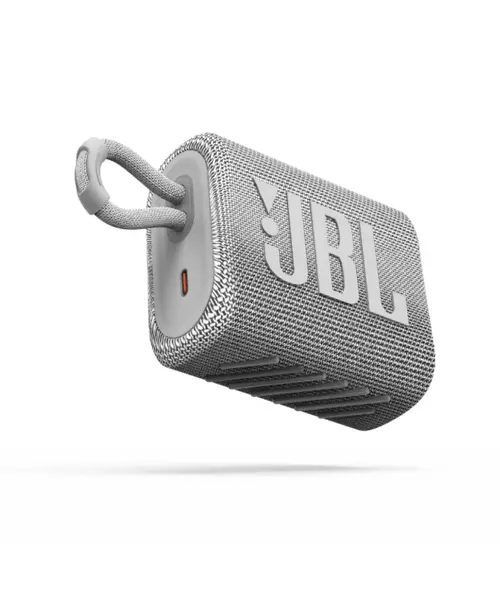 JBL GO3, Portable Bluetooth Speaker, Waterproof IP67, (White)