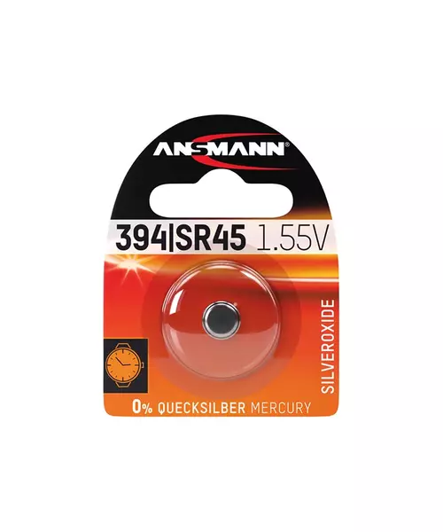 ANSMANN SR45 / 394,Non - Rechargeable Batteries,Silver Oxide Cells in Blister Packs