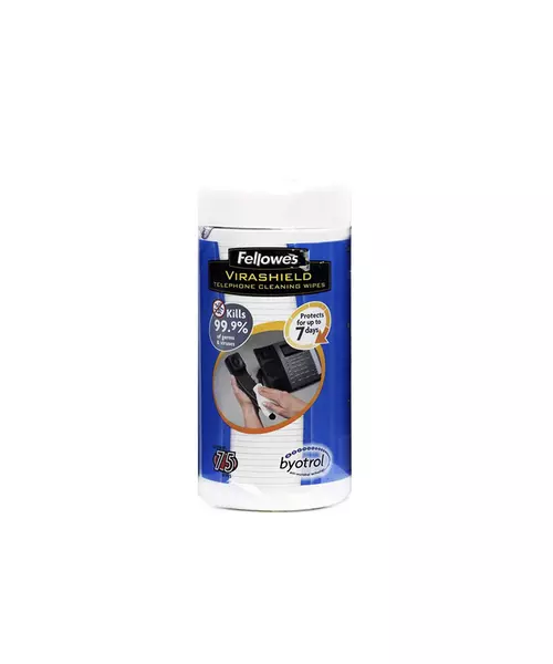 Fellowes VIRASHIELD TELEPHONE CLEANING WIPES