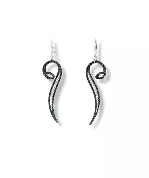 SNAKE DIAMOND EARRINGS