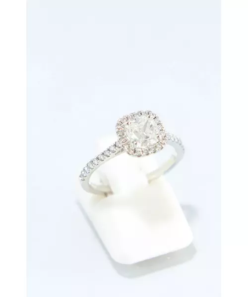 ENGAGEMENT RING 1.00CTW 0.34CTW H-VVS2 GIA