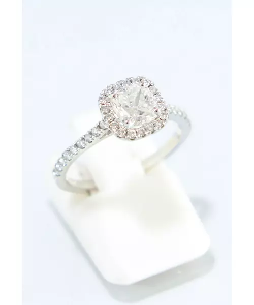 ENGAGEMENT RING 1.00CTW 0.34CTW H-VVS2 GIA