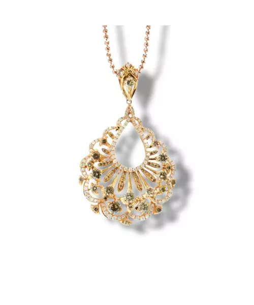 CHAMPAGNE DIAMOND PENDANT