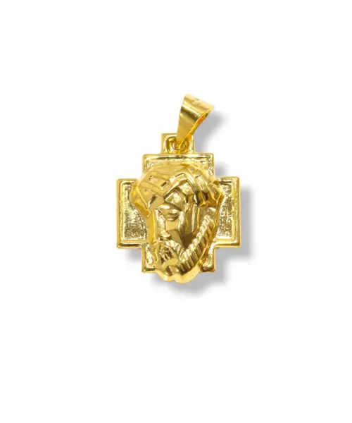 9K JESUS CROSS PENDANT