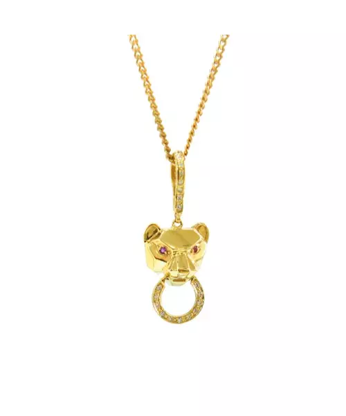 LION PENDANT 18CT