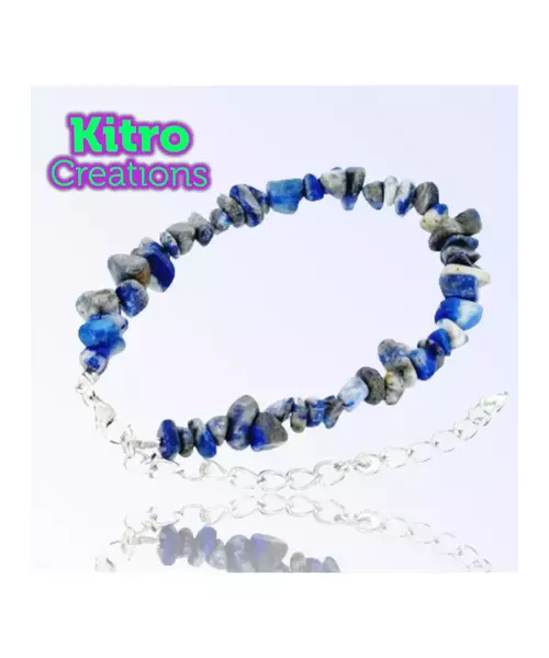 Blue Apatite Crystal Bracelet