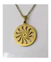 "Chic & Simple -Sun" Gold Color Necklace